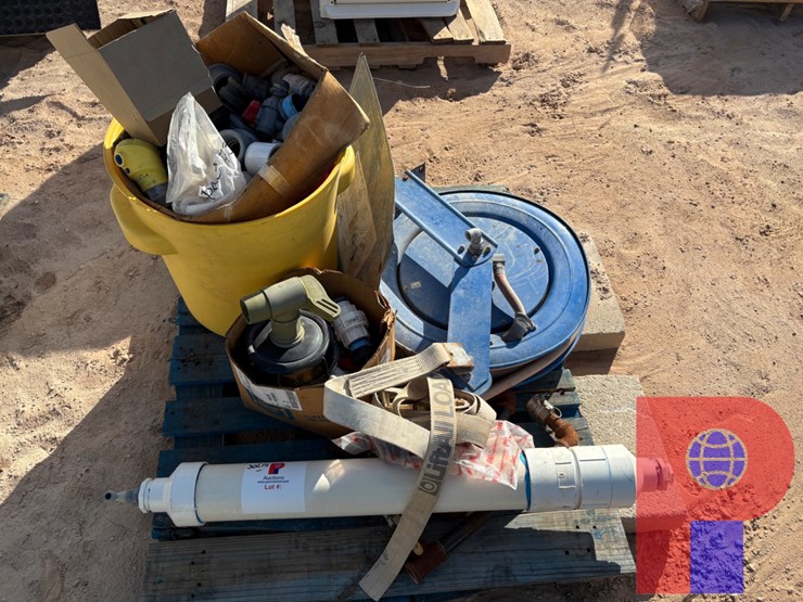 (4)-pallets-w/-assorted-hoses,-pvc-fittings,-bolts,-etc.-image-2