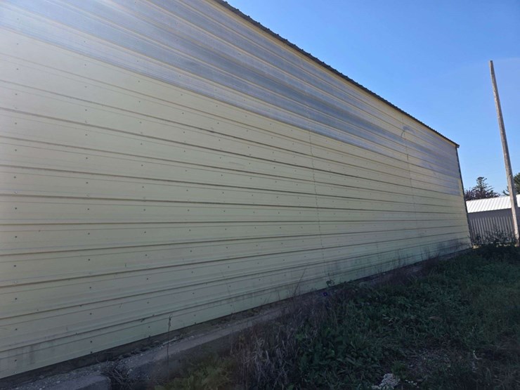 60’-x-16’-steel-off-a-building,-yellow/tan-in-color,-seller-will-have-removed-from-building-by-picku-image-1
