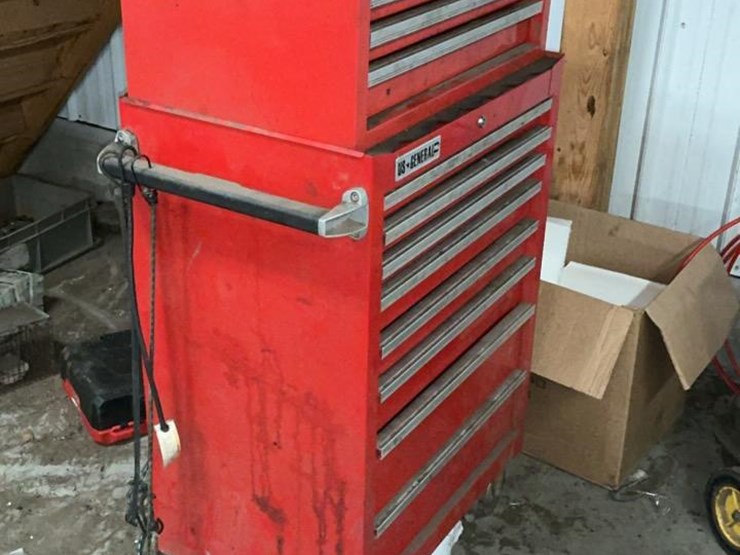 #105-•-us-general-tool-chest-and-assorted-tools-image-2