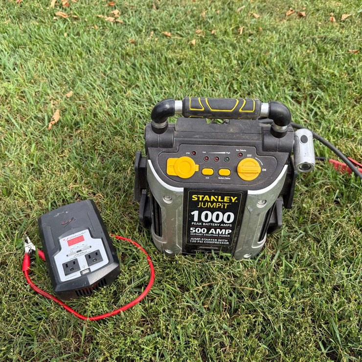 Stanley Jump Pack and Schumacher Power Inverter