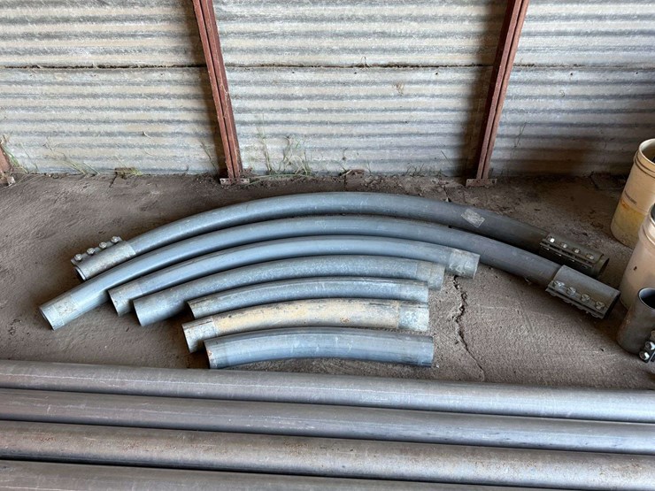 4”-aluminum-air-system-tubing,-approx-100’,-assortment-of-steel-angle-pipes-and-connectors-image-4