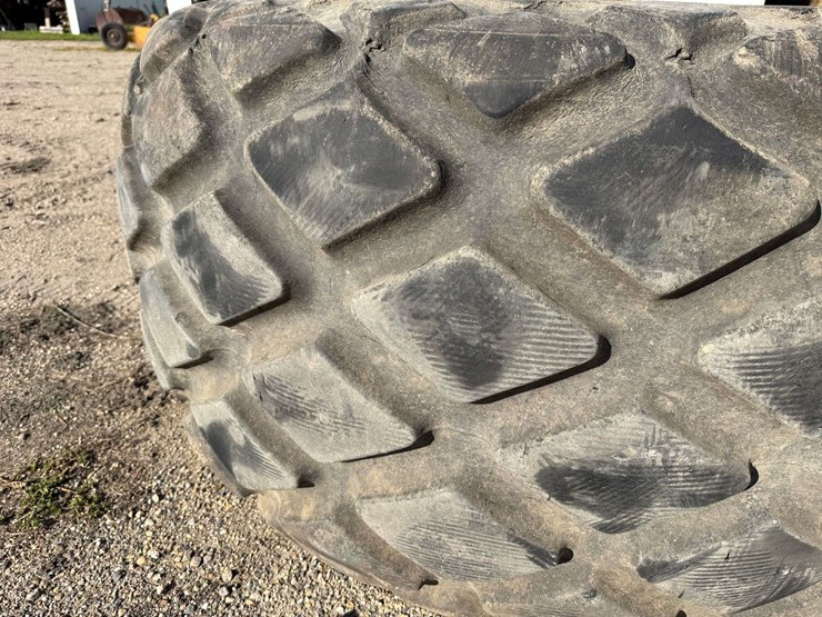 (2)-used-goodyear-20.5l-32-diamond-tread-tires,-one-holds-air-but-one-needs-a-tube,-buying-all-for-o-image-7