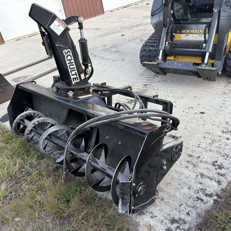 Schulte BX-74 72” Snowblower, Skidloader QT, Hyd Spout, Hyd Deflector, with Electric Control Box