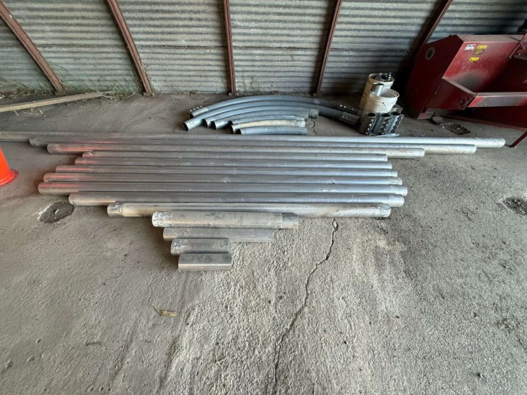 4”-aluminum-air-system-tubing,-approx-100’,-assortment-of-steel-angle-pipes-and-connectors-image-5
