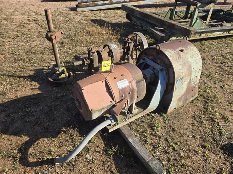 #2770-•-30-hp-electric-motor-w/-faulk-gear-box-image-1