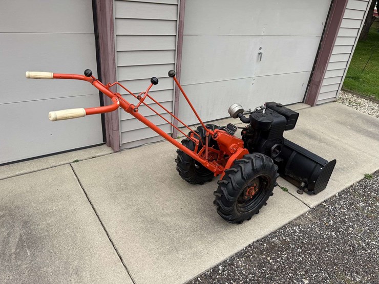 1948-plow-trac-walk-behind-5hp-garden-tractor-with-36”-dozer-blade,-original-3’-disk,-6-12-original-image-3