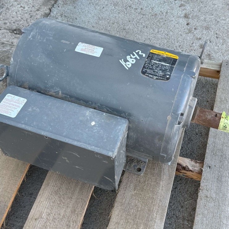 Baldor 15hp Single Phase Fan Motor that will fit in a Westeel Centrifugal Fan