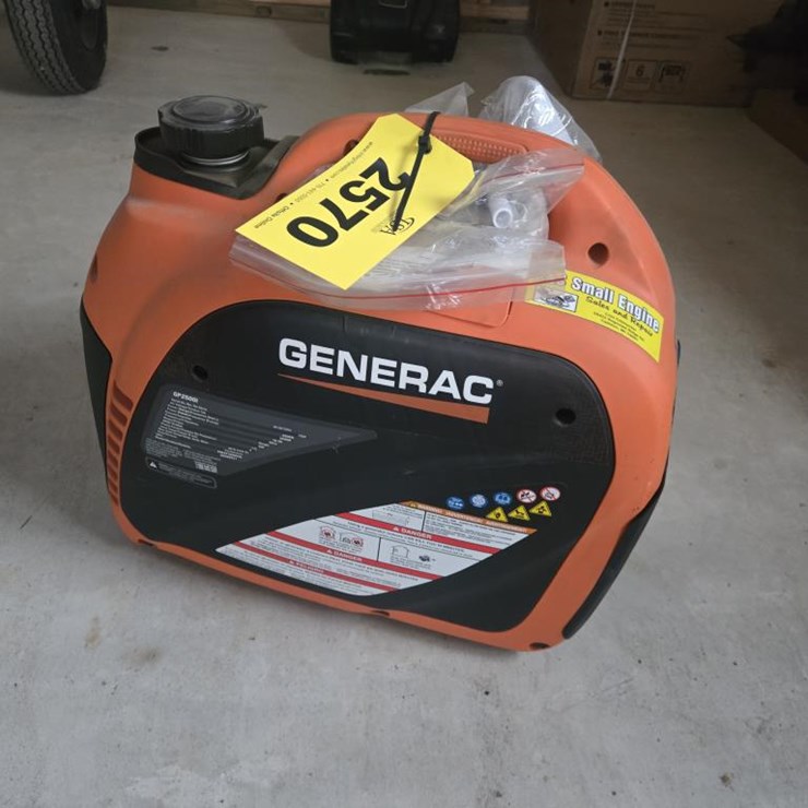 #2570 • Unused GP2500i Invertor Generator