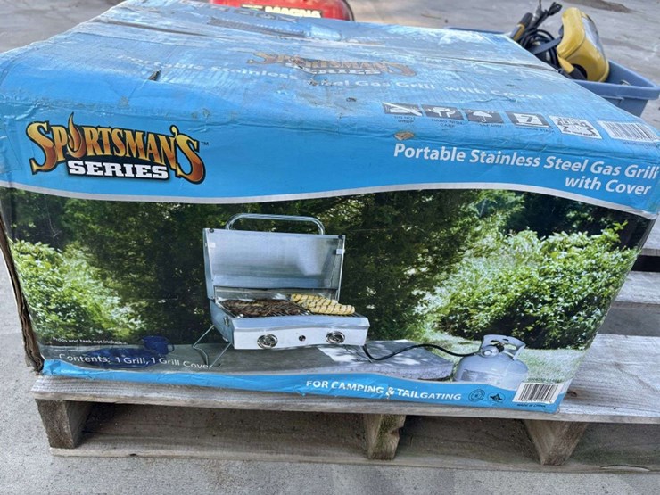 sportsman-series-portable-ss-gas-grill,-with-cover,-nib;-construction-heater,-lp-image-5