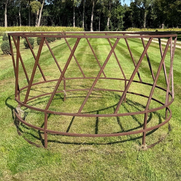 Round Bale Feeder, 1” Square Tubing, 54” Tall. This Item is Located in South Dakota, Therefore South