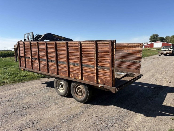 5th-wheel-trailer,-16’,-80”-wide,-42”-sides,-steel-floor-and-sides,-hoist,-tandem-axle,-7.00-15-tire-image-3