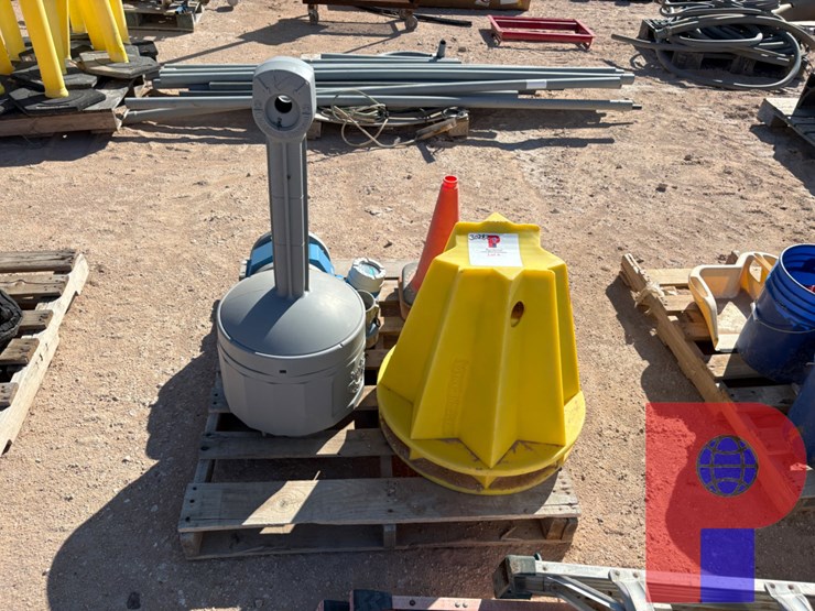 (4)-pallets-w/-assorted-nuts,-bolts,-spare-wheels,-&-ladders-image-4