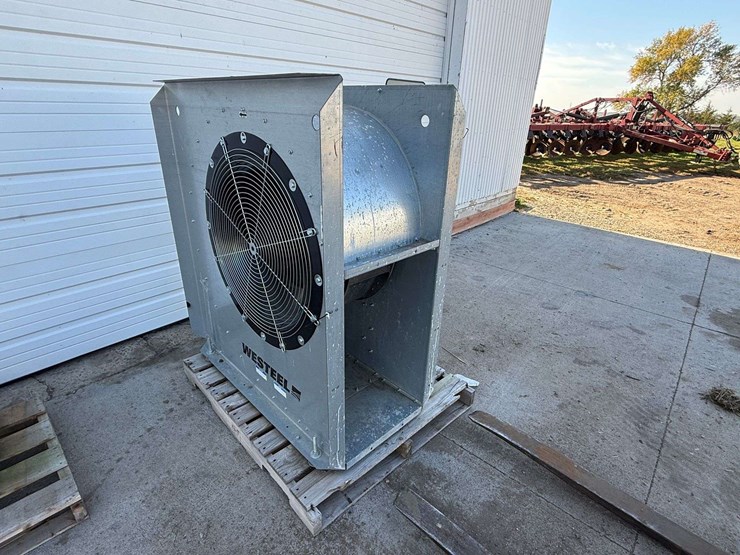 westeel-15hp-3-phase-centrifugal-fan,-never-used,-always-stored-inside-image-8