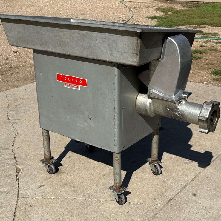 Toledo Commercial Meat Grinder, 220V. This Item is Located in South Dakota, Therefore South Dakota S