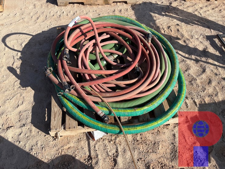 (4)-pallets-w/-assorted-hoses,-pvc-fittings,-bolts,-etc.-image-3