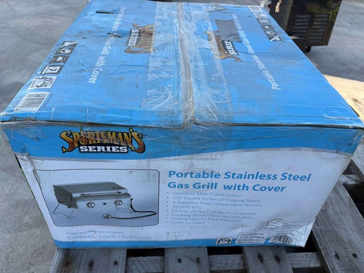 sportsman-series-portable-ss-gas-grill,-with-cover,-nib;-construction-heater,-lp-image-4