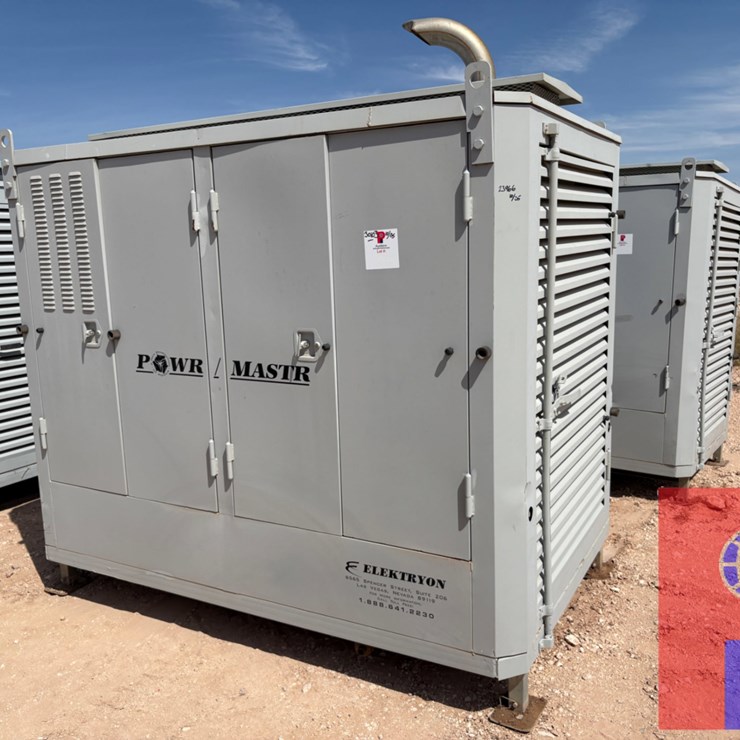 STAMFORD 100KW 3-PHASE AC GENERATOR P/B: 8-CYLINDER NATURAL GAS ENGINE