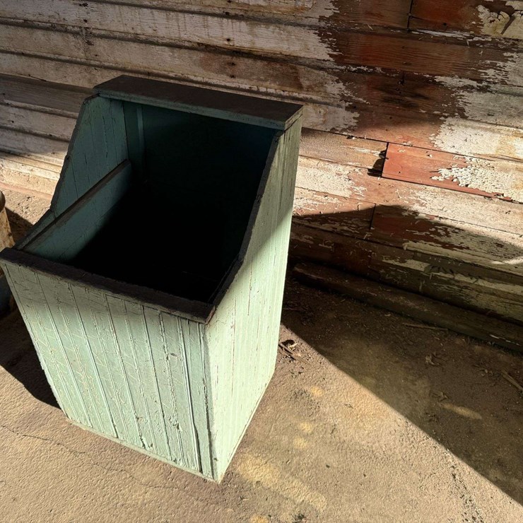 19” x 20” x 26” High Wood Box on Castors