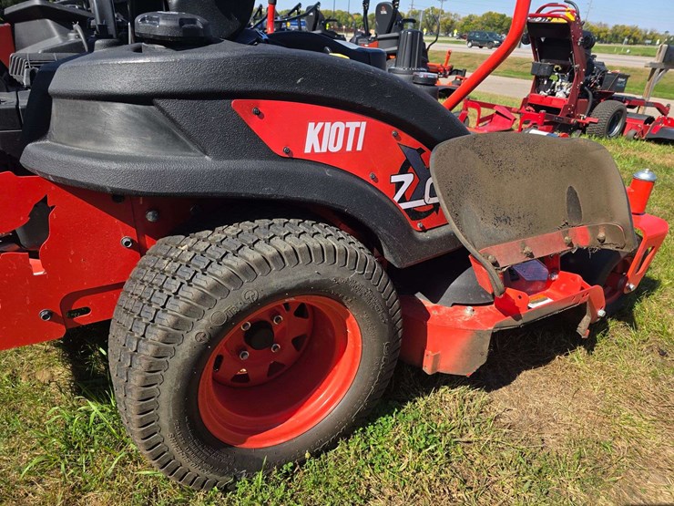 kioti-54”-zero-turn-lawn-mower,-24hp-kawasaki-engine,-33-hours,-dual-fuel-tanks,-fresh-service,-sn:-image-8