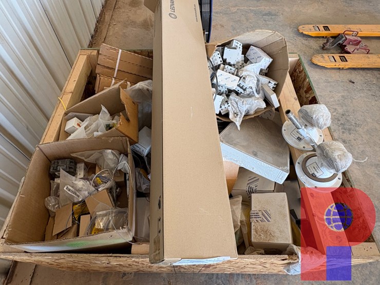 (2)-pallets-of-miscellaneous-electrical-equipment,-glass-jars,-safety-data-sheets,-etc.-image-5