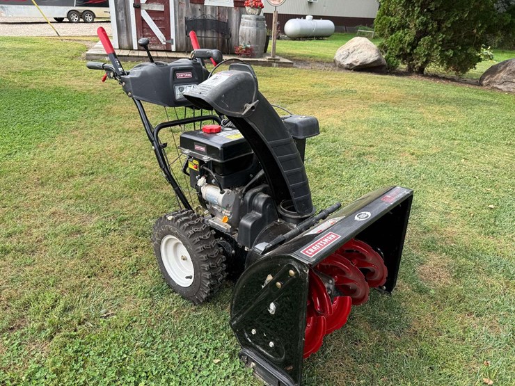 craftsman-28”-snowblower,-electric-start,-running-condition-per-seller-image-1