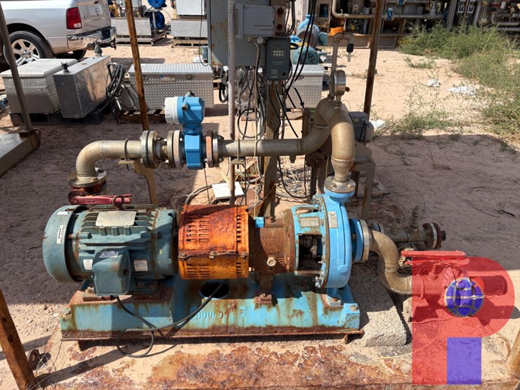 goulds-5x3-13-cent-pump-p/b:-15hp-electric-motor,-skidded-image-2