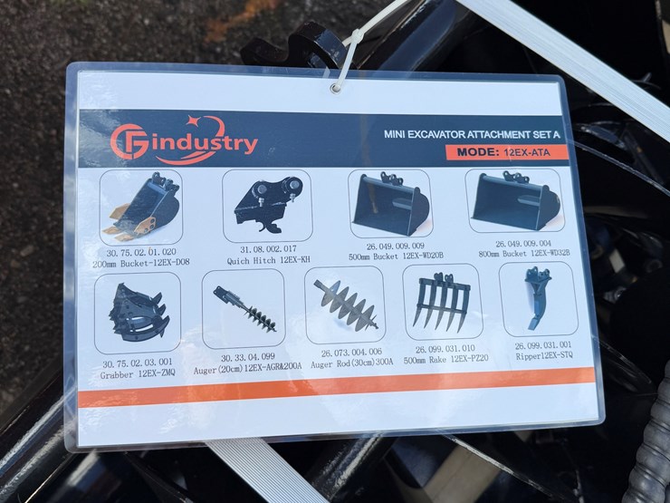 #620-•-2025-cfg-industrial-set-of-(9)-unused-mini-excavator-attachments-image-2