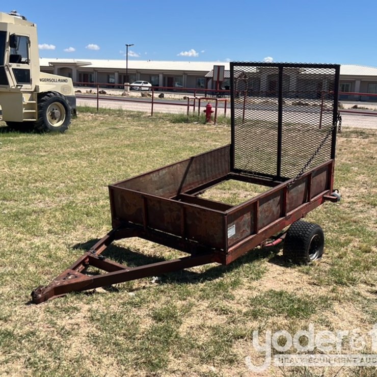4' x 6' Single Axle Trailer, Tail Gate