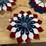 #3106-•-(4)-red-white-and-blue-hanging-metal-flowers-(t14)-image-4