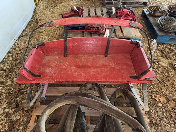 (4)-horse-collars-and-a-wagon-seat-image-14
