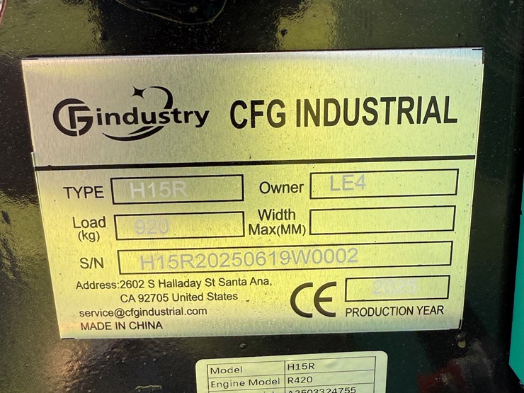 #614-•-2025-cfg-industrial-h15r-hydraulic-track-type-mini-excavator-image-14
