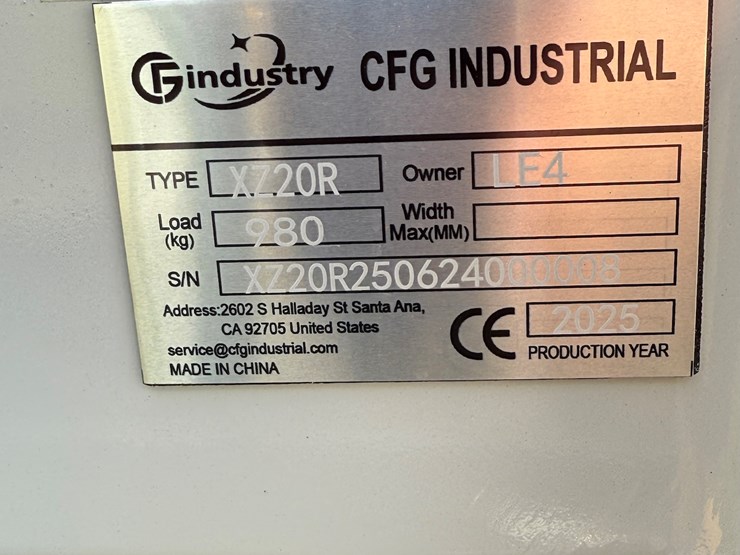#609-•-2025-cfg-industrial-xz20r-hydraulic-track-type-mini-excavator-image-14