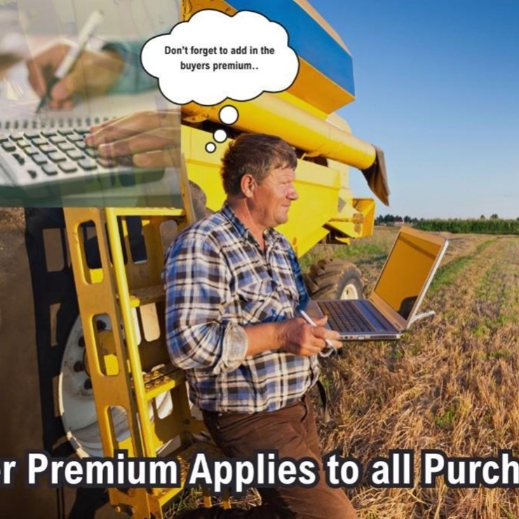 STOP!! READ NOW!! IMPORTANT BUYERS PREMIUM INFO!!