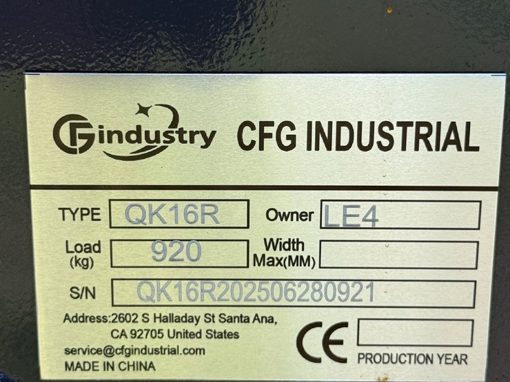 #604-•-2025-cfg-industrial-qk16r-hydraulic-track-type-mini-excavator-image-14