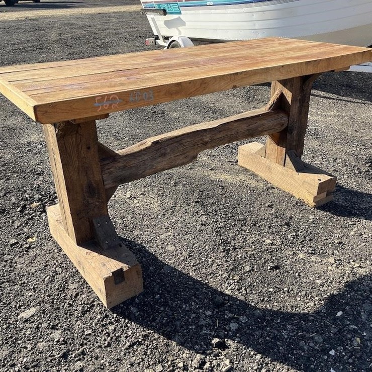 7 ft. Barnwood Bar Table