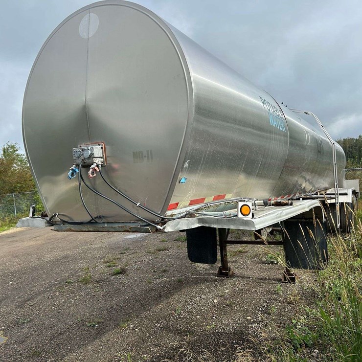 1975 Certified T.P.U. T/A Water Tank Trailer
