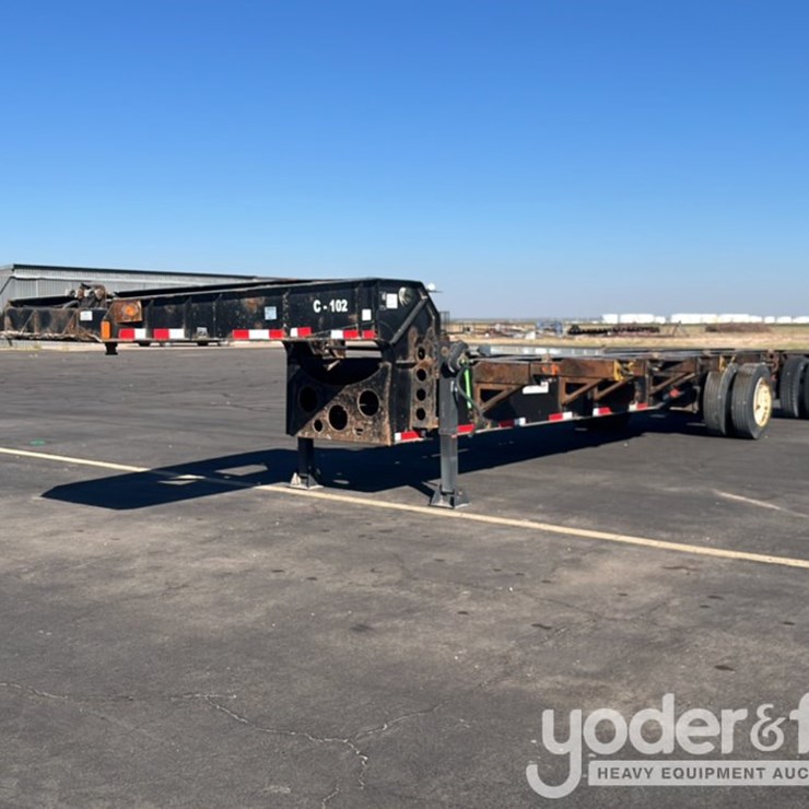 2018 King Kutter Spread Axle Chassis Trailer, 65,000lb GVWR