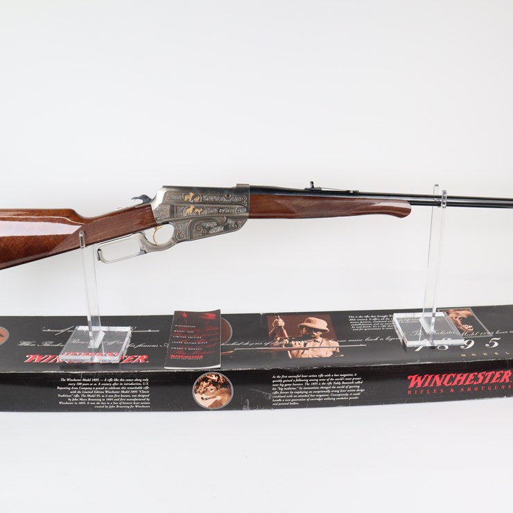 #62 • #1258 • Winchester Model 1895 Limited Edition High Grade Lever Action Rifle 30-06,