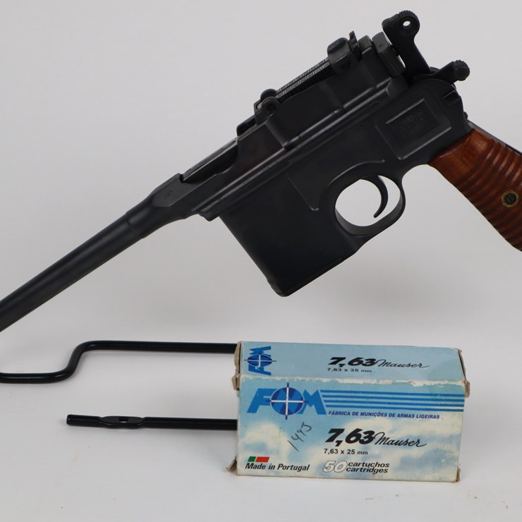 #17 • #1230 • Waffenfabrik Mauser Oberndor A. Neckar 1896 Broomhandle German Mauser 7.63mm