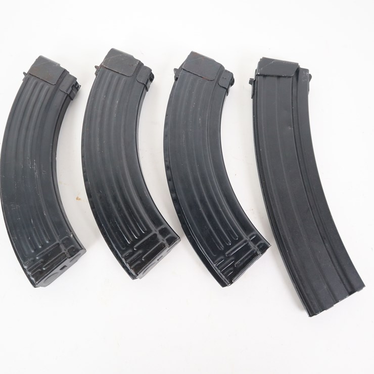 #24 • #4021 • (4) AK47 Steel 40rd and 50rd Magazines