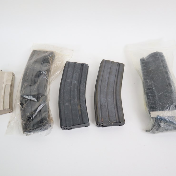 #40 • #4039 • (5) AR15 Steel 20rd 30rd 40rd Magazines and TNW Firearms Gas Block Assembly Replacement