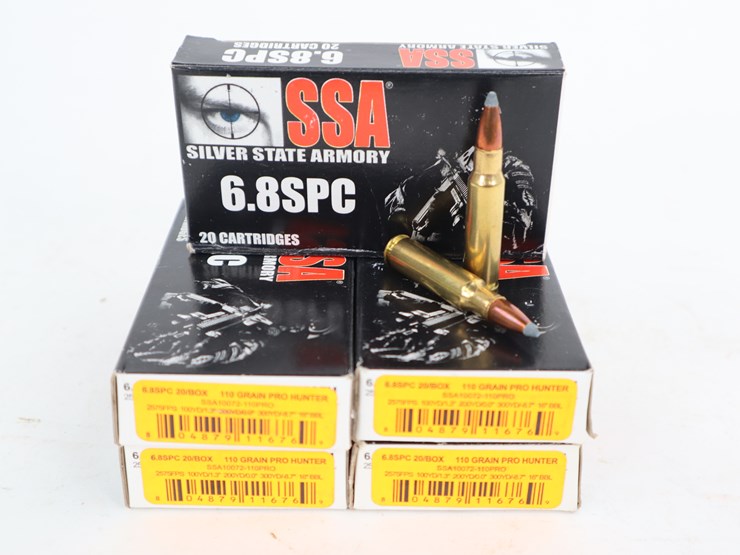 #85-•-#4142-•-(100rds)-silver-state-armory-6.8-spc-soft-point-ammunition-image-1