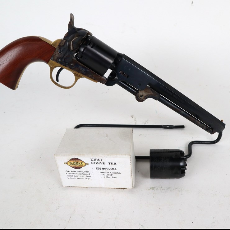 #61 • #4297 • Pietta 1851 Navy YAN36 Black Powder Revolver 36 Cal