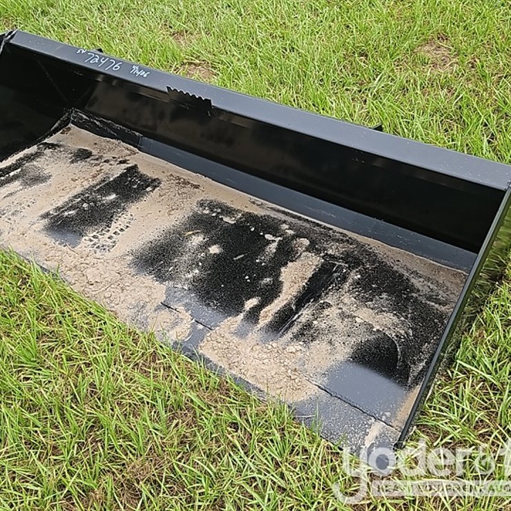 Unused 78" Bucket to suit Skidsteer