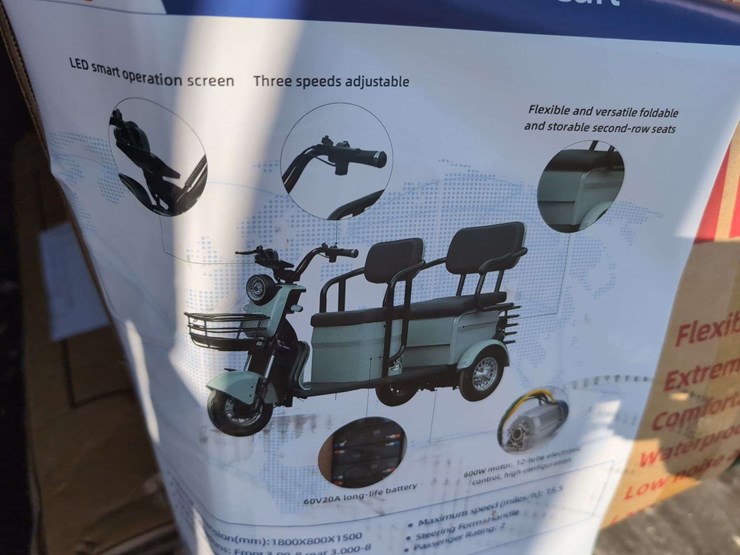 (1)-sd-launch-irgc40-mini-golf-cart---gray---un-assembled-unit-image-7
