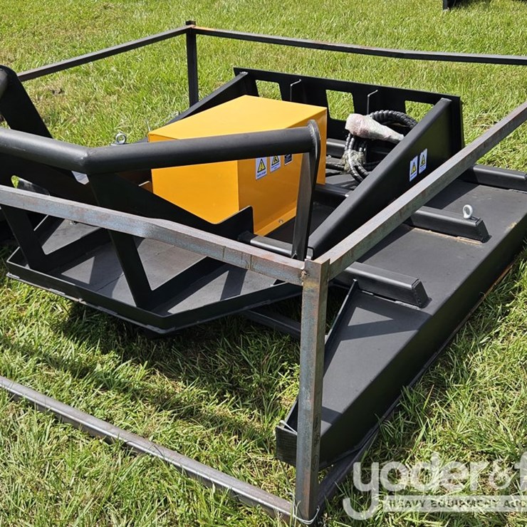 72" 4 Blade Brush Cutter to suit Skidsteer