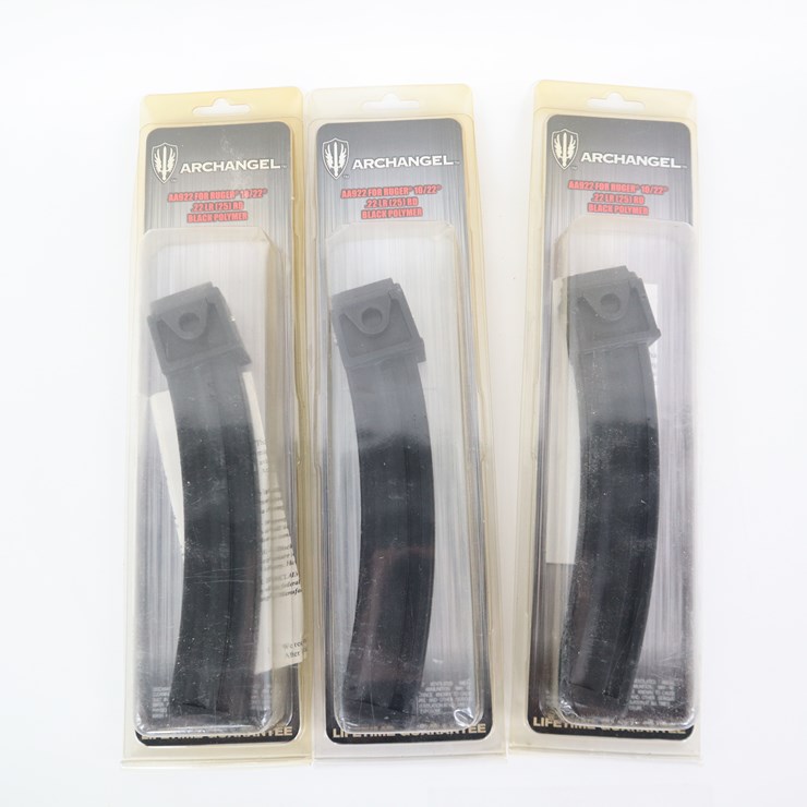 #81 • #4034 • (3) Ruger 10/22 Archangel 25rd Magazines