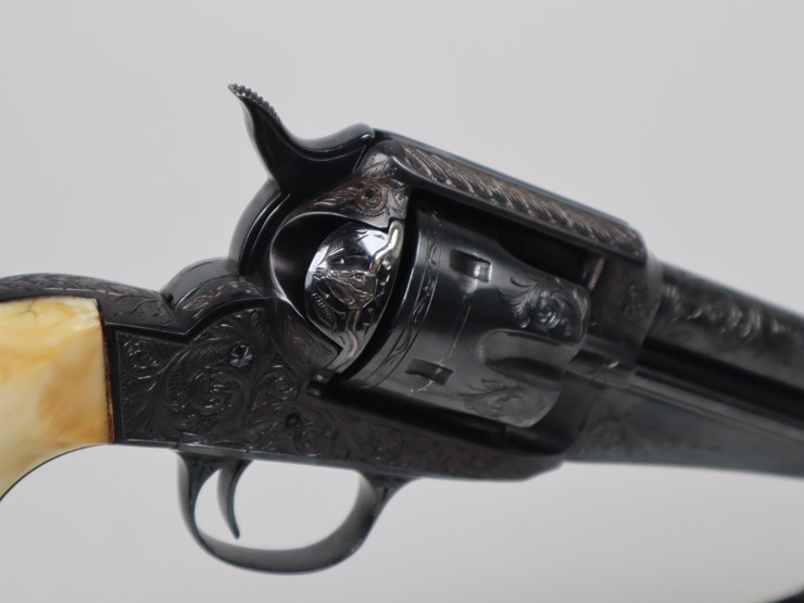 #11-•-#4159-•-fine-engraved-e.-remington-and-sons-model-1875-ssa-revolver-44-cal.,-image-4