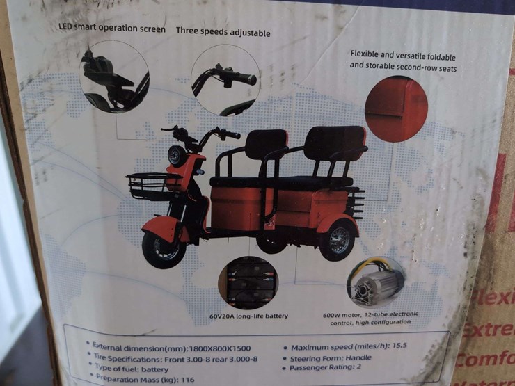 (1)-sd-launch-irgc40-mini-golf-cart---red---un-assembled-unit-image-4