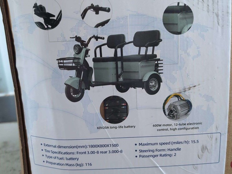 (1)-sd-launch-irgc40-mini-golf-cart---gray---un-assembled-unit-image-5
